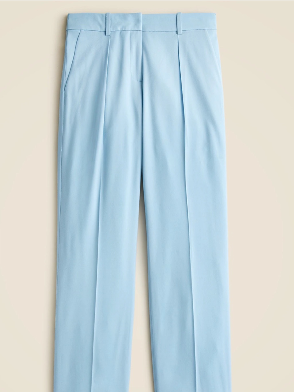 J. Crew Light Blue Pleated Trousers
